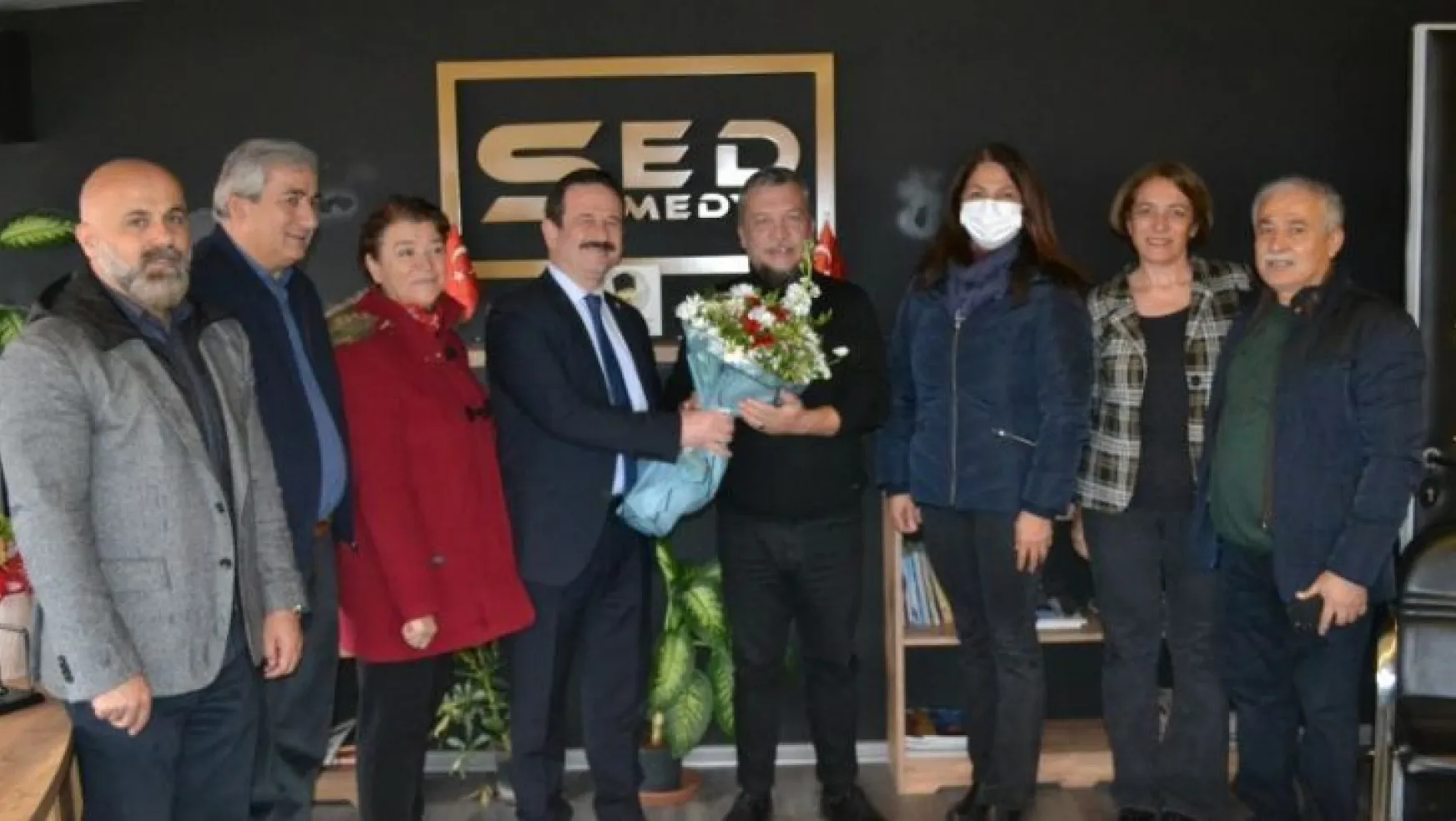 AK Parti'den SED Medya'ya ziyaret