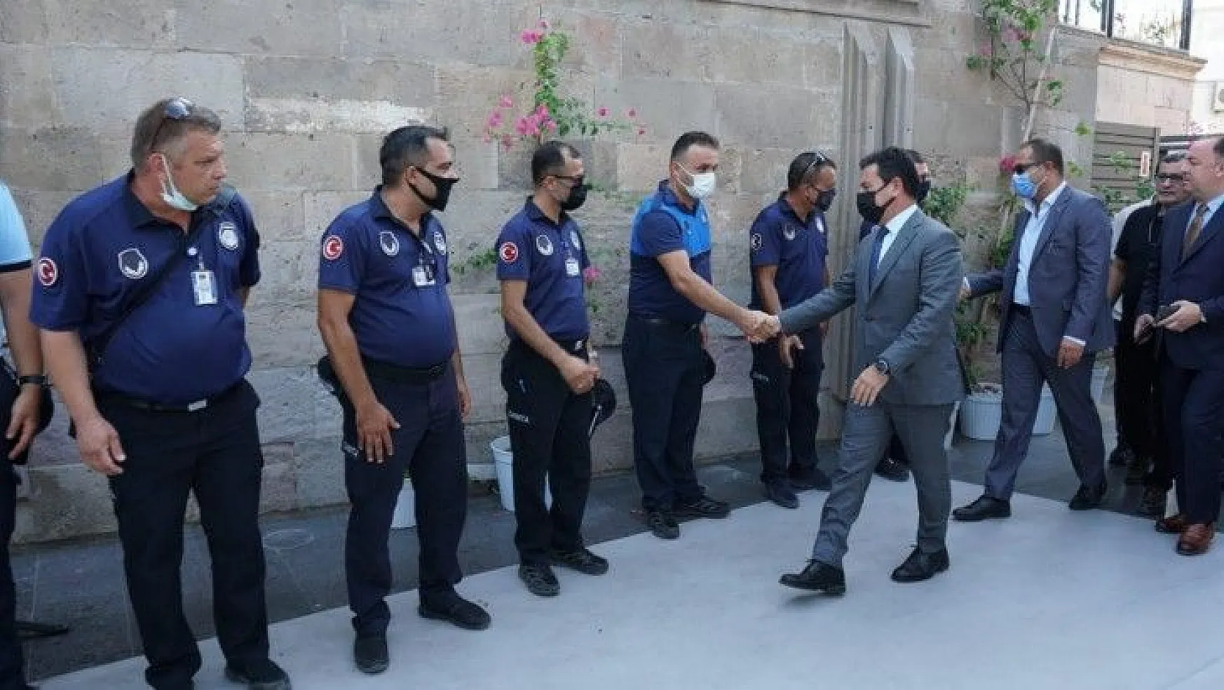 Başkan Ahmet Aras, personeli İle bayramlaştı