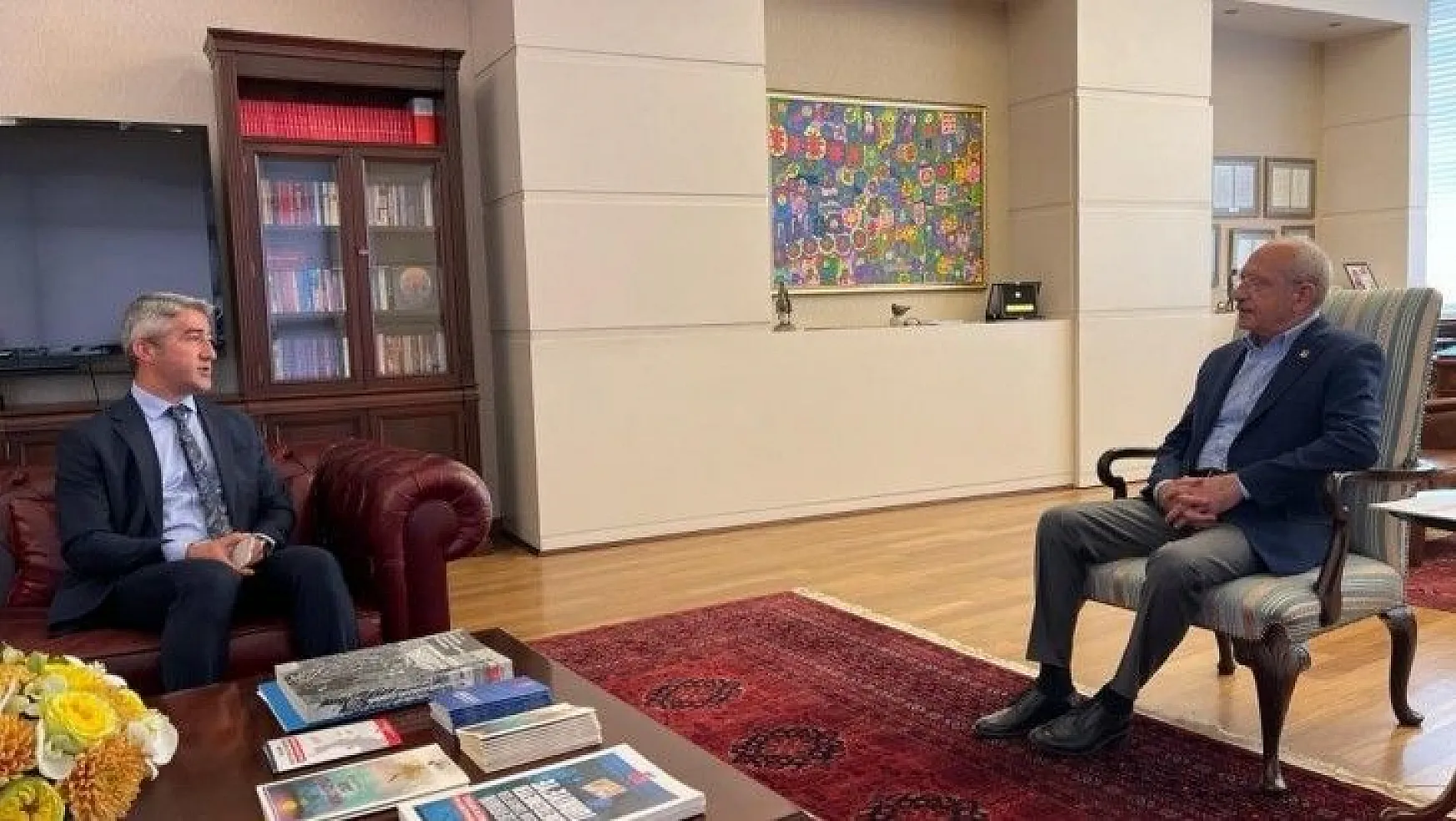 Başkan Oktay Kılıçdaroğlu ile görüştü