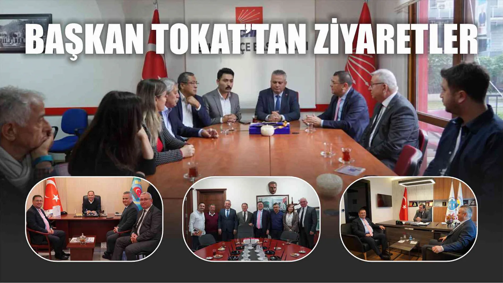 Başkan Tokat Fethiye'de ziyaretlerde bulundu