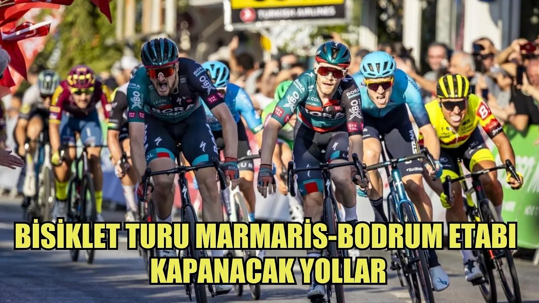 Bisiklet turu Marmaris-Bodrum etabı kapanacak yollar