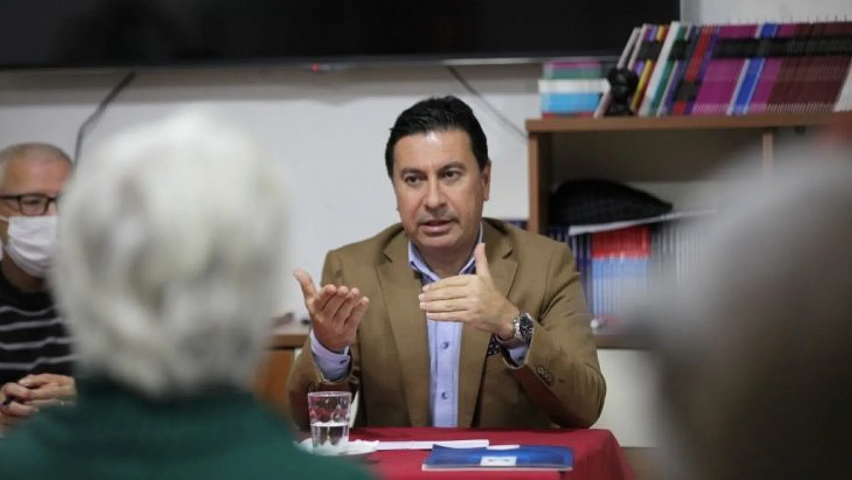 Bodrum Belediye Başkanı Ahmet Aras, TAKSAV'a konuk oldu