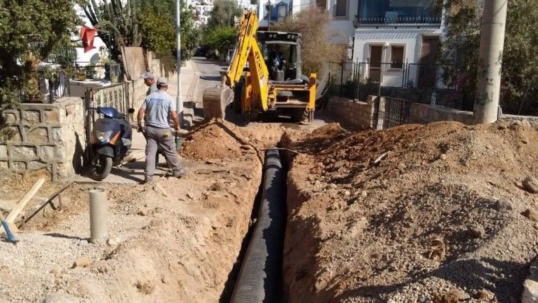 Bodrum Belediyesi su taşkınlarına karşı önlemlerini alıyor