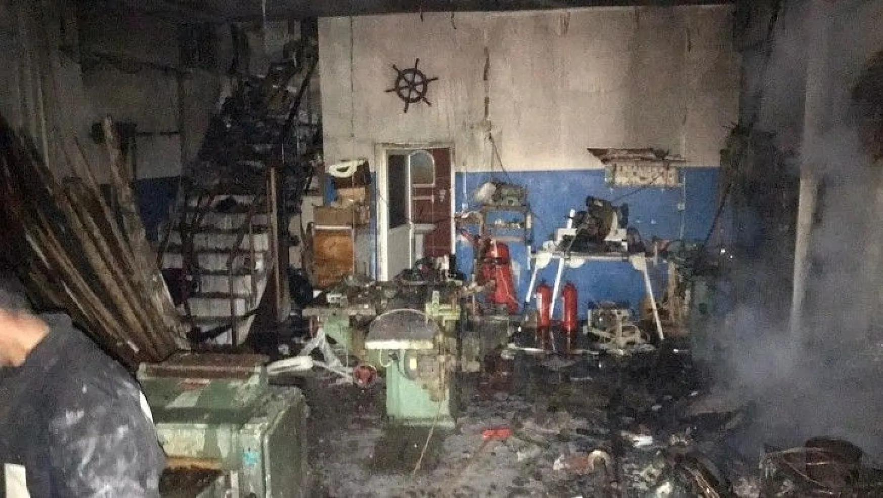 Bodrum'da işyeri yangını: 1 ölü