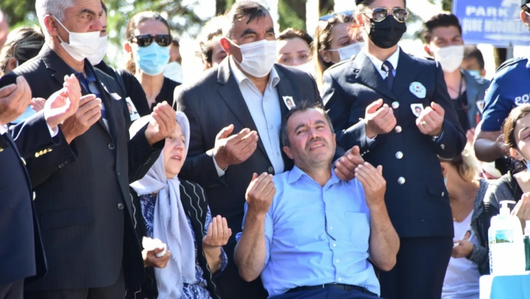 Bodrum'da şehit olan polis memuru için Muğla'da tören düzenlendi