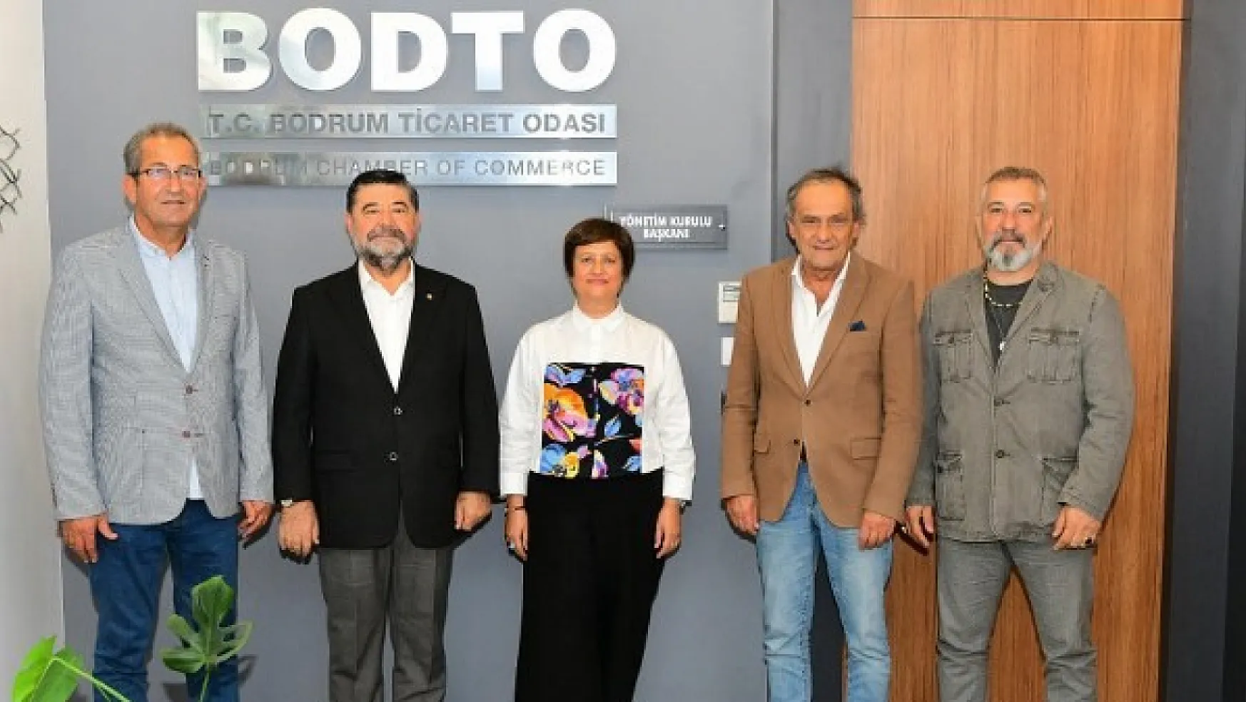 Bodrum Vergi Dairesi Müdürü Çakmak'tan BODTO'ya ziyaret