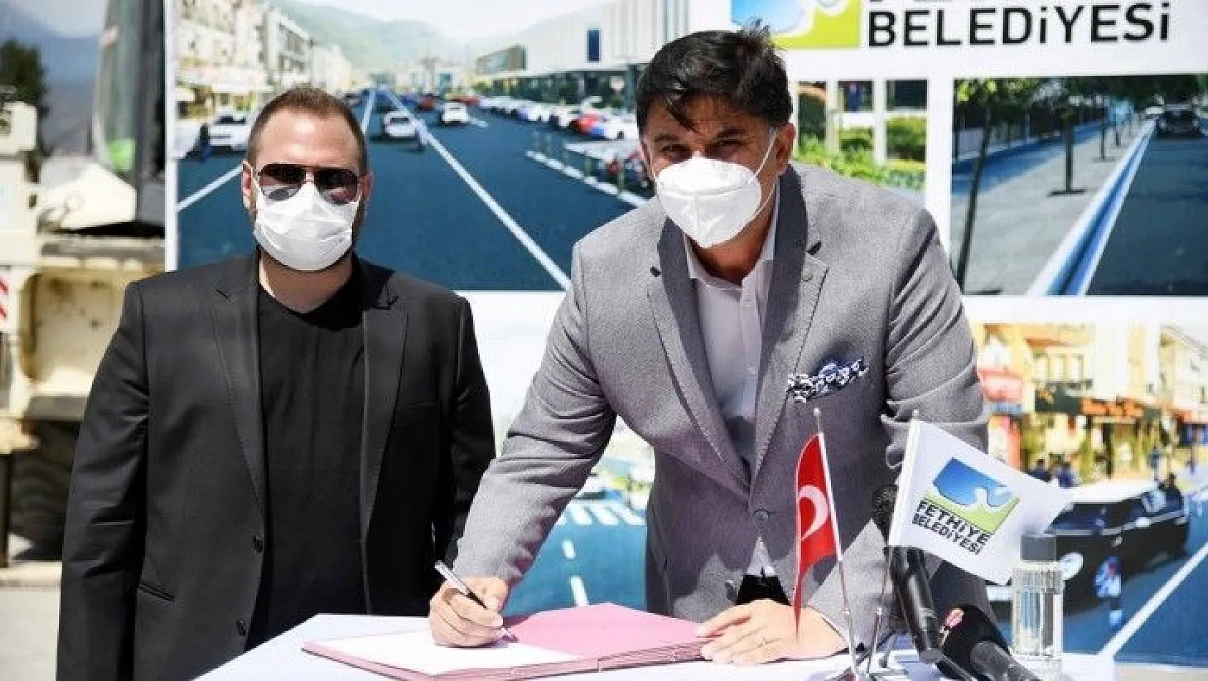 BSK Sıcak asfalt çalışmaları için imzalar atıldı