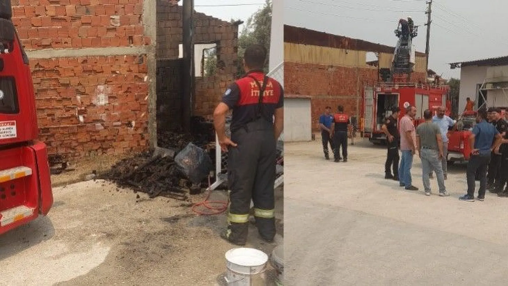 Çamköy Eski Halde Çıkan Yangın Büyümeden Söndürüldü