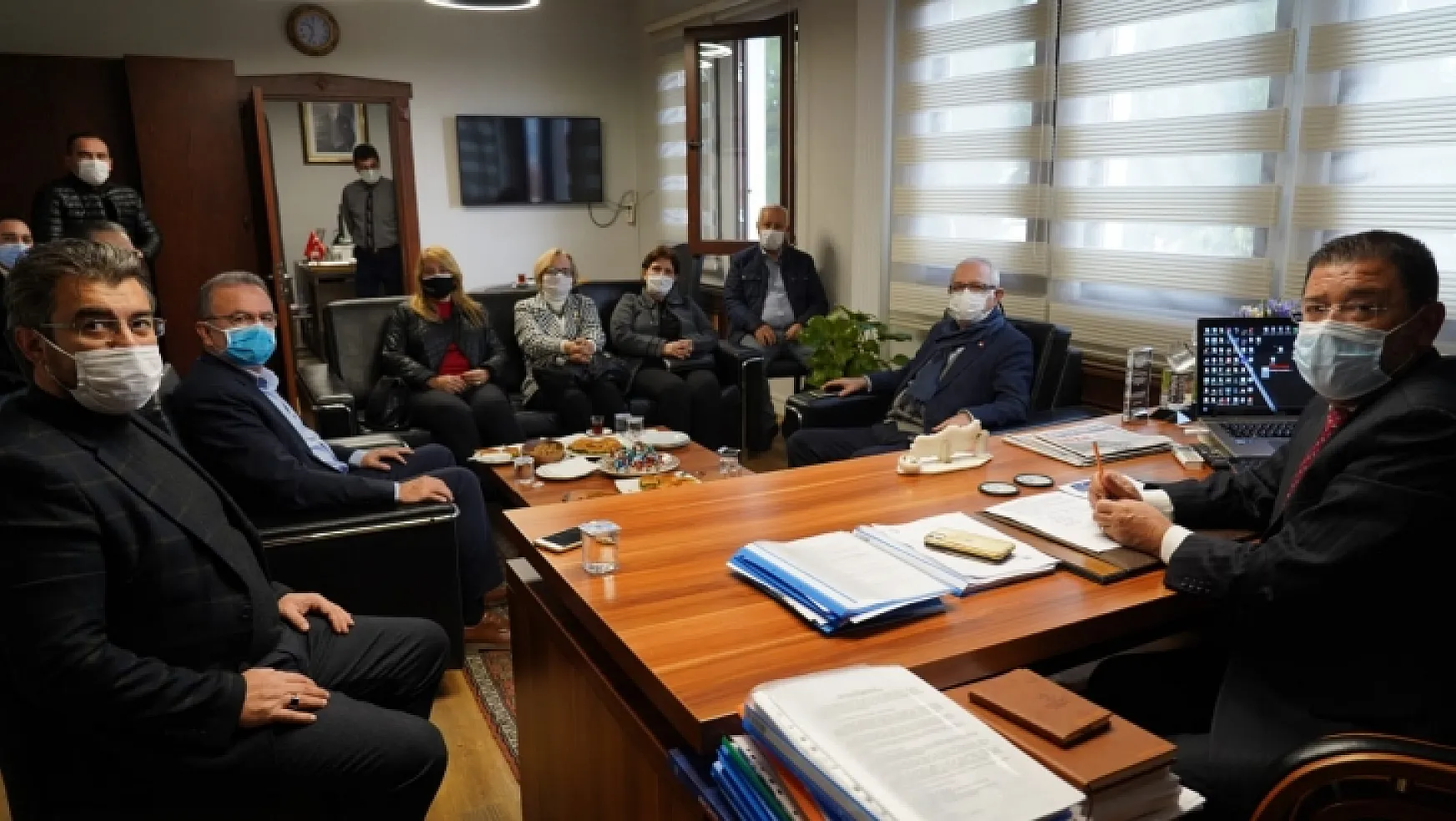 CHP'li Başkanlardan ve Milletvekillerinden Başkan Tokat'a Ziyaret