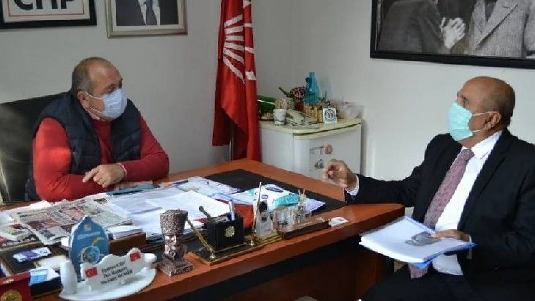 Cıstır'dan CHP'li Başkan Demir'e ziyaret