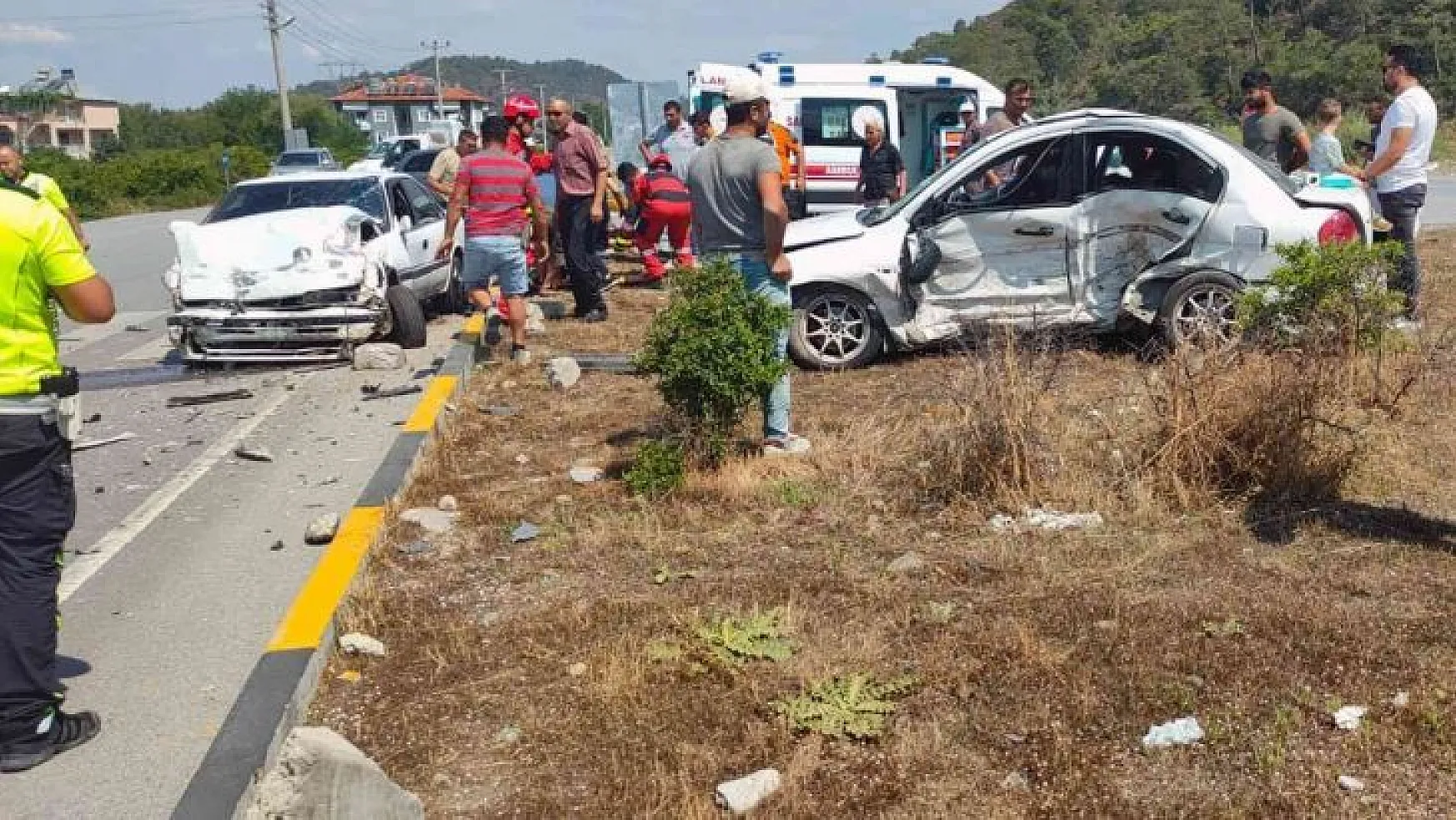 Dalaman'da kaza: 4 yaralı