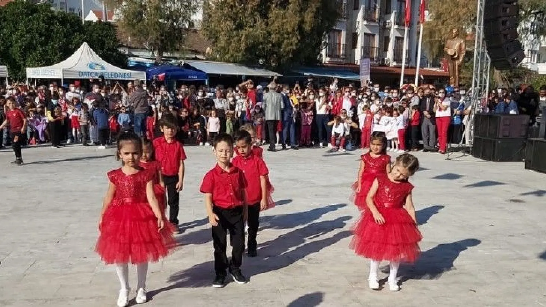 Datça'da 29 Ekim Cumhuriyet Bayramı coşkuyla kutlandı