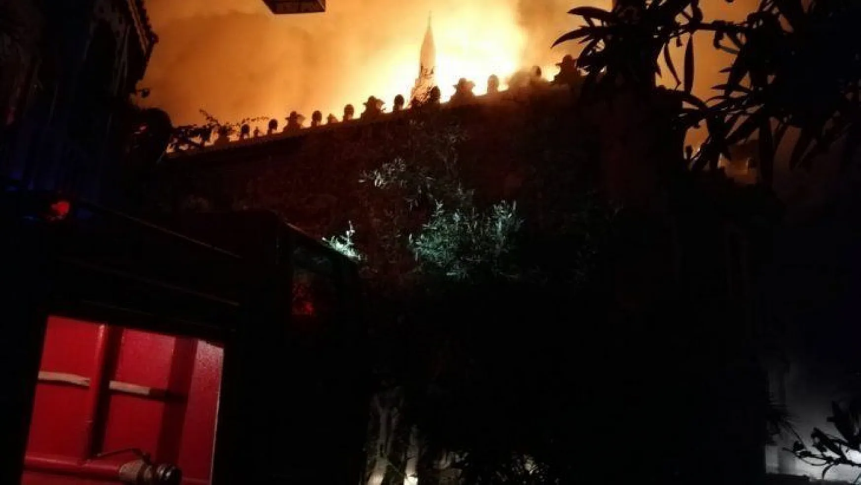 Datça'da dört yıldızlı otelde yangın çıktı