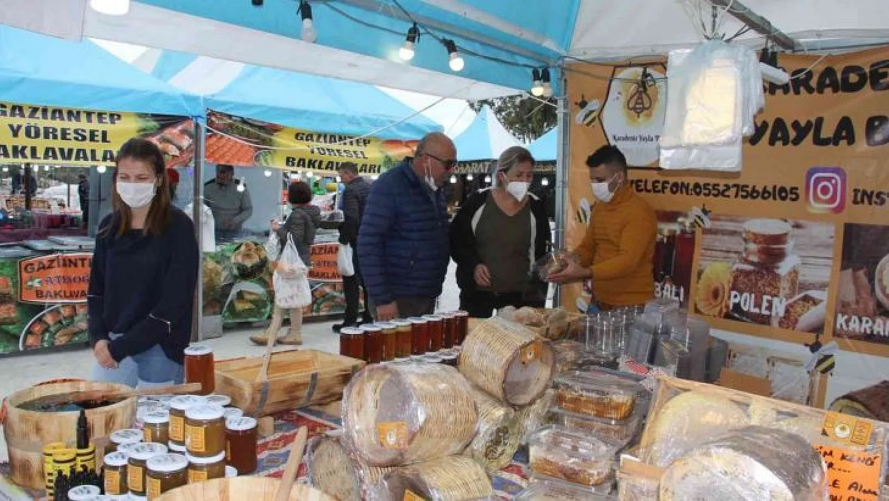Datça'da yöresel ürünler festivali ilgi görüyor
