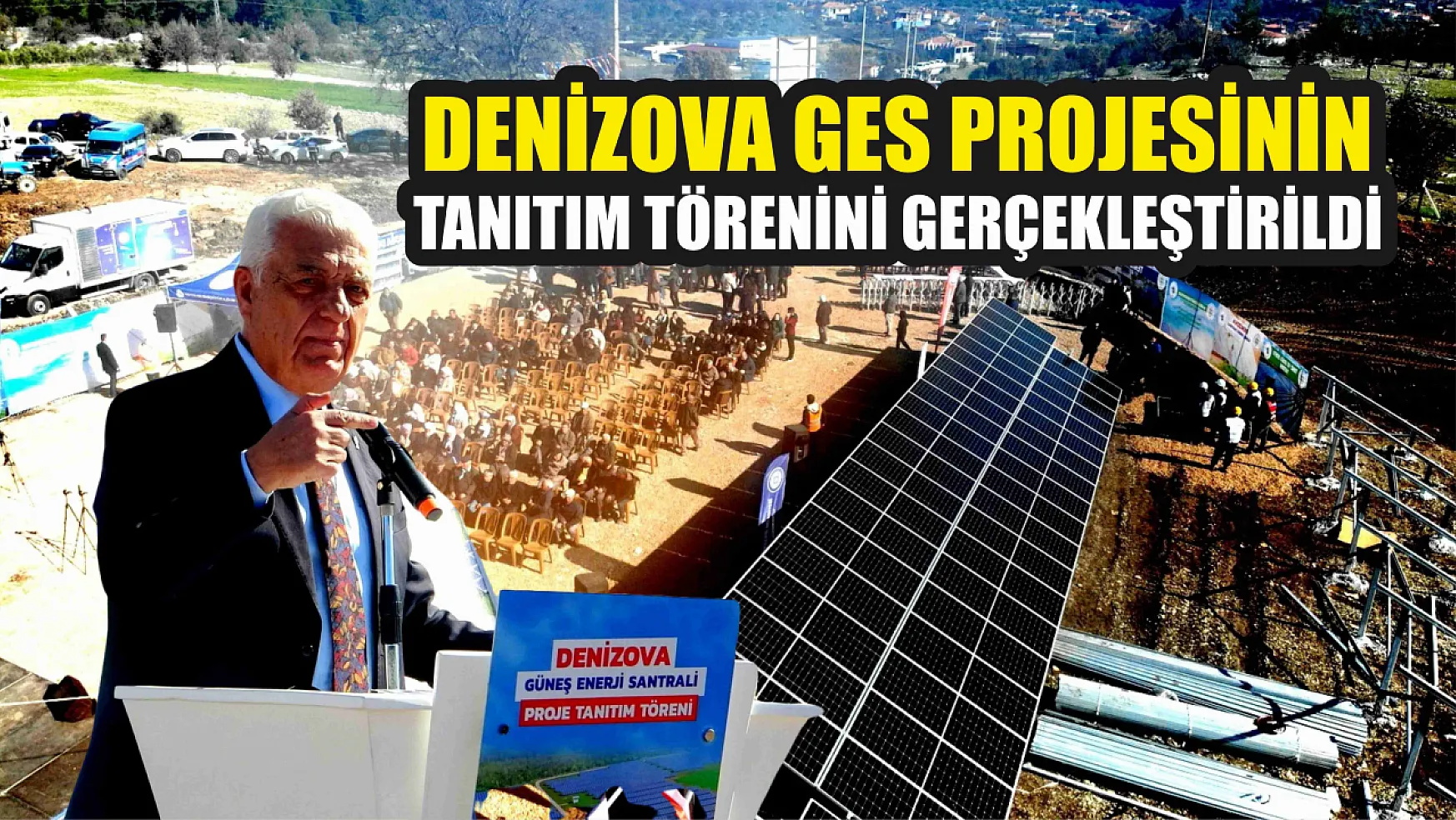 Denizova GES projesinin tanıtım törenini gerçekleştirildi