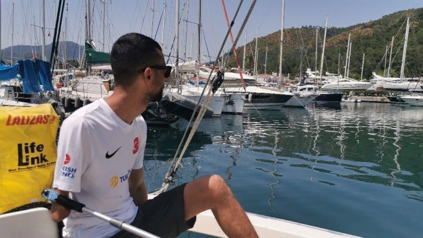Engelli milli yelkencisi Hüseyin Akbulut 'Engeli beyinde aşıp, insanlardan uzaklaşmayalım'