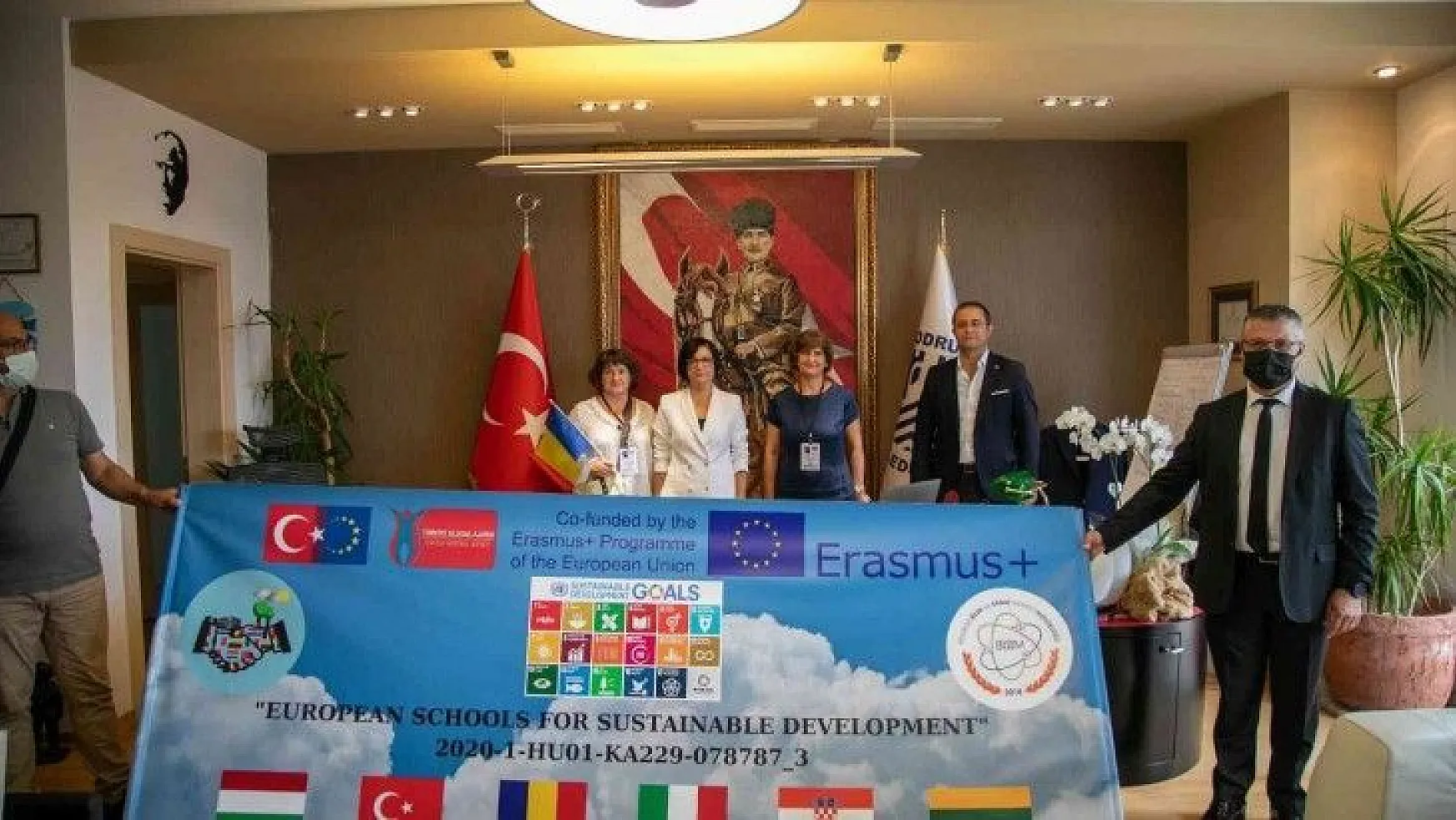 Erasmus okullar arası değişim ortakları Bodrum'da