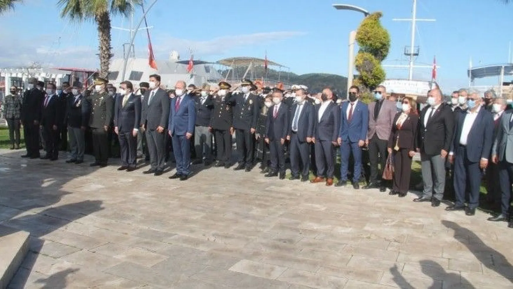 Fethiye'de 18 Mart Çanakkale Zaferi Yıldönümünde Şehitler anıldı