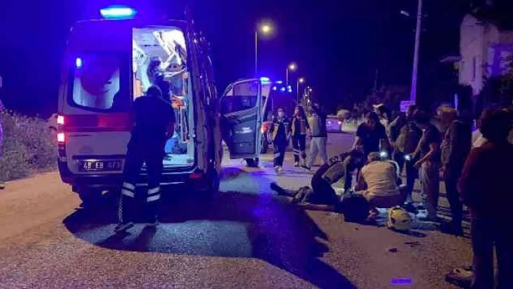 Fethiye'de otomobil ile motosiklet çarpıştı: 1 ölü, 4 yaralı