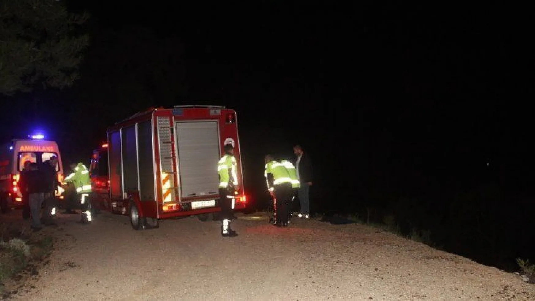 Fethiye'de otomobil uçuruma yuvarlandı: Yabancı uyruklu 1 kadın hayatını kaybetti