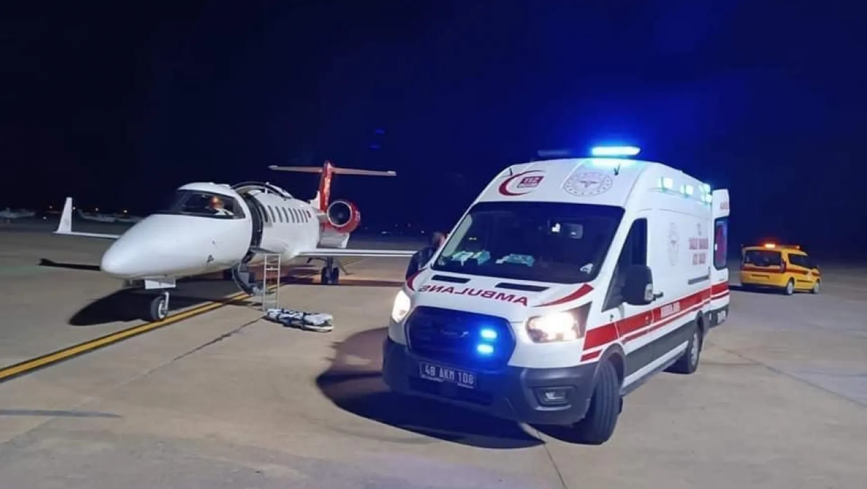 Fethiye'de salça kazanına düşen çocuk, uçak ambulansla İstanbul'a götürüldü