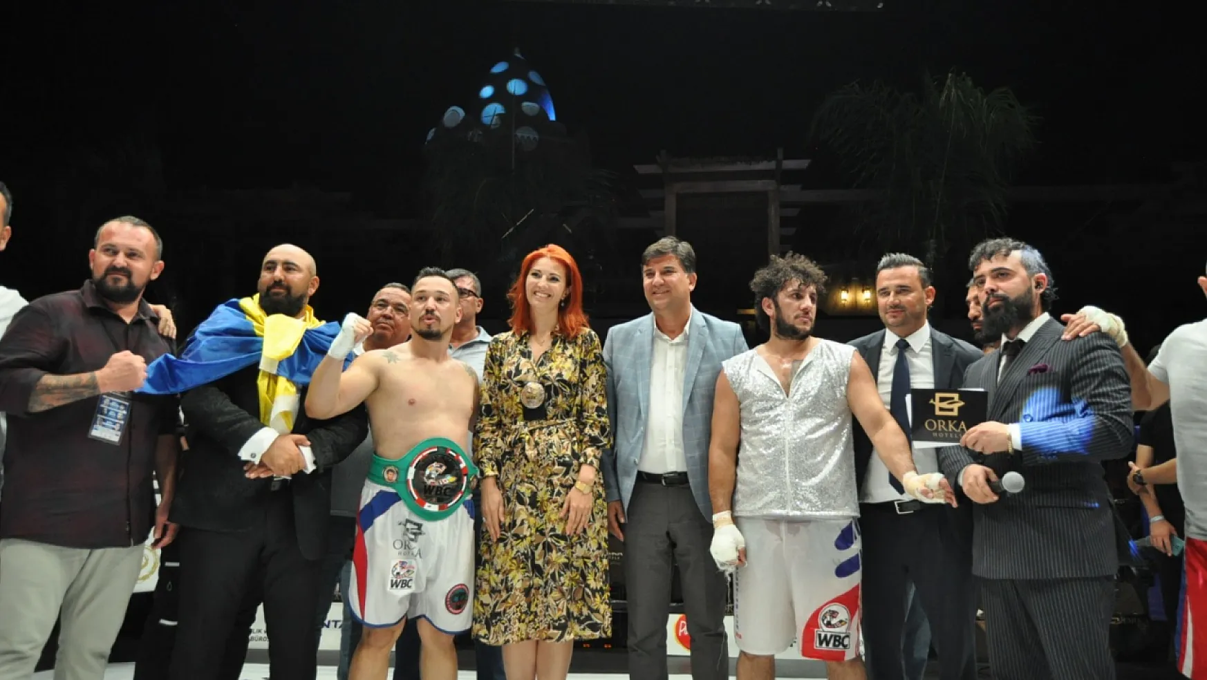Fethiye WBC profesyonel boks gecesinde Kubilay Alcu gümüş kemeri kazandı
