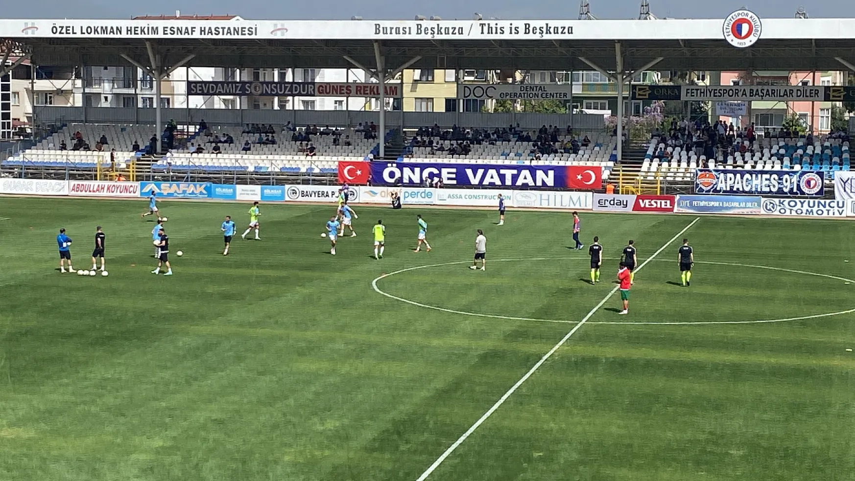 Fethiyespor – Amed Sportif maçı ilk 11'leri belli oldu