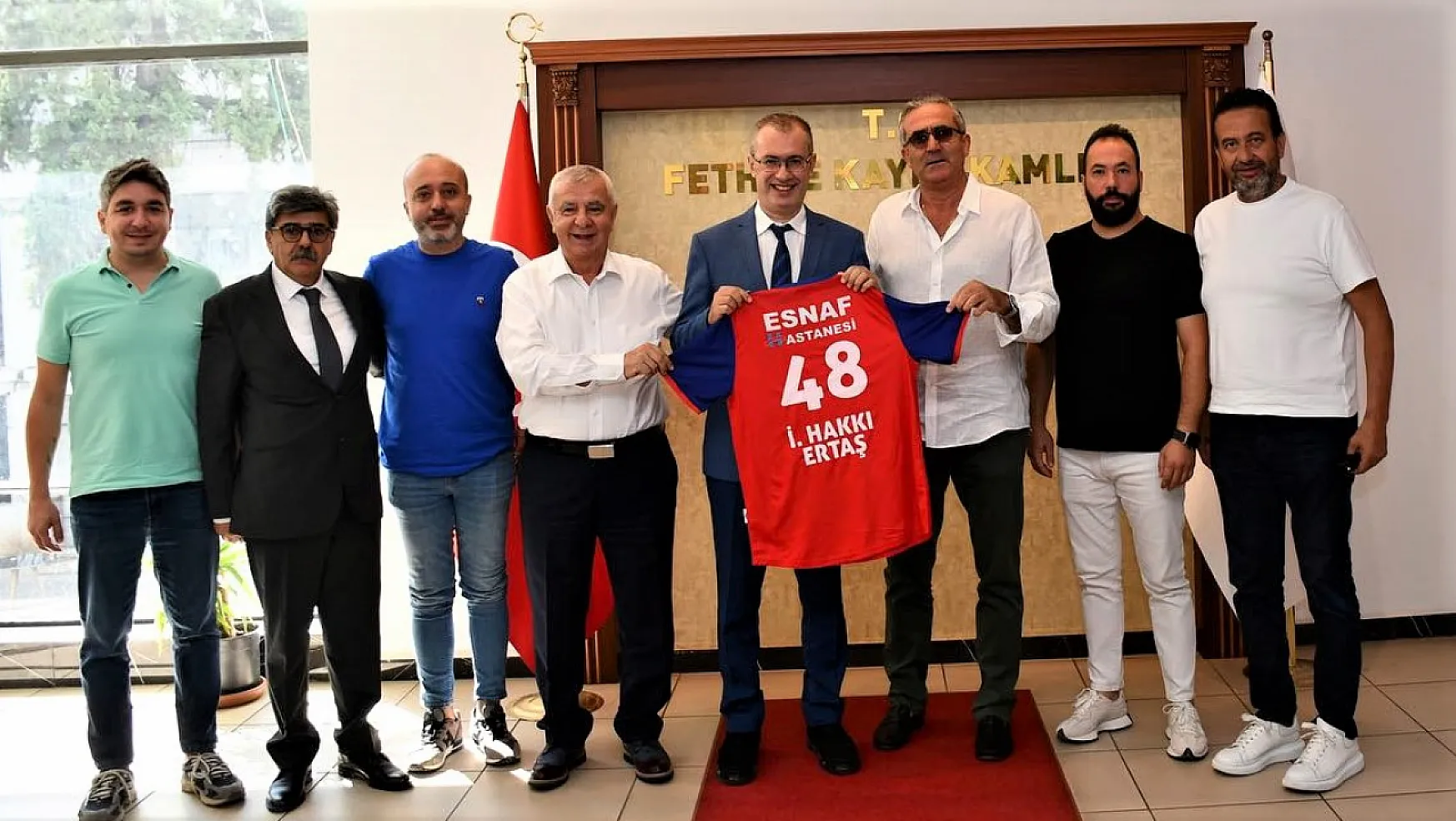 Fethiyespor Başkanı Bakırcı'dan Kaymakam Ertaş'a Ziyaret