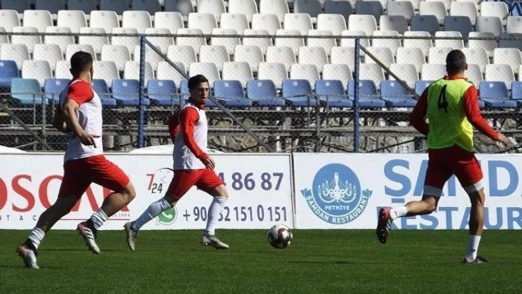 Fethiyespor, Cizrespor maçının provasını yaptı 