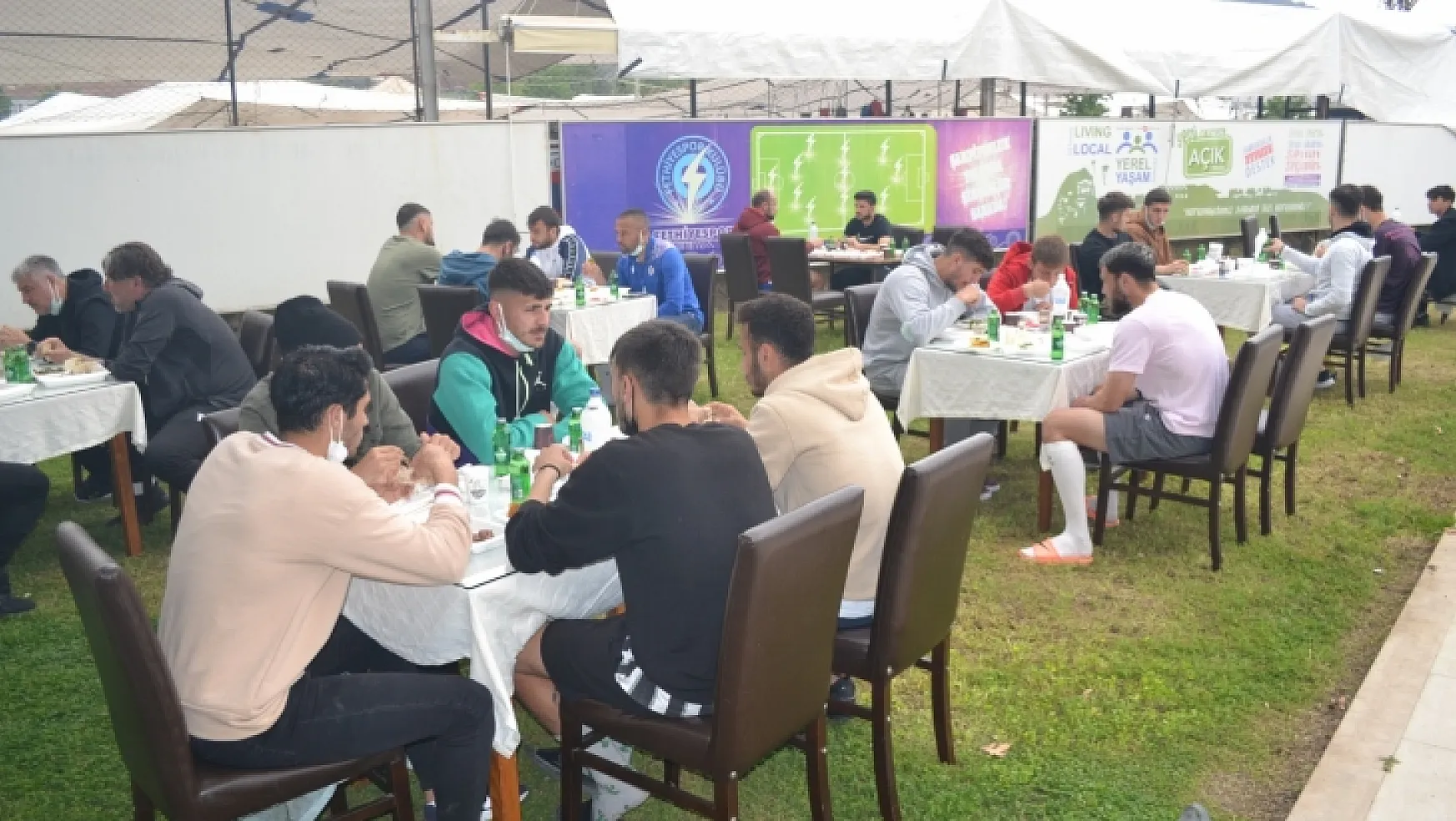 Fethiyespor'da Kütahyaspor maçı öncesi piknik 