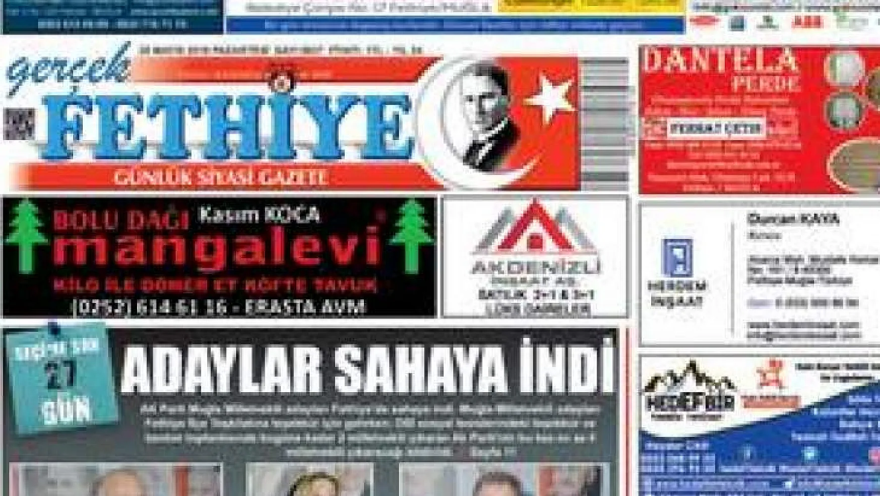Gerçek Fethiye Gazetesi 28Mayıs2018