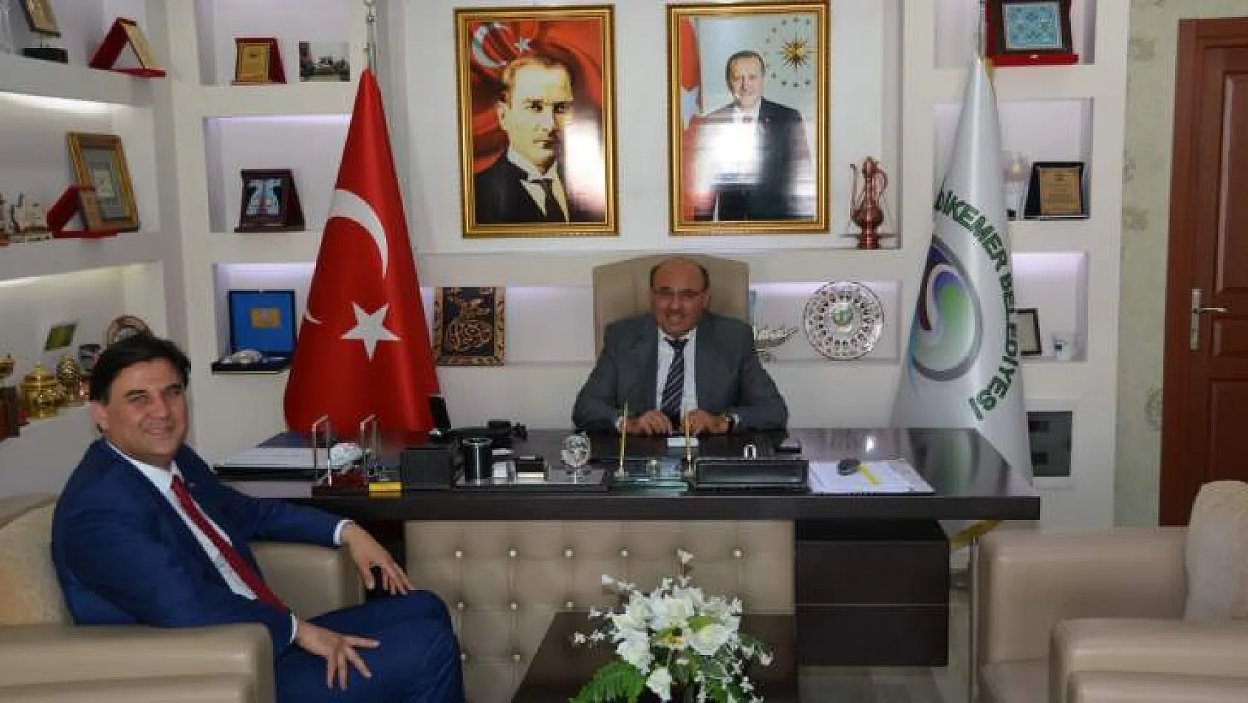 CHP'li Başkandan AK Partili Başkana Ziyaret