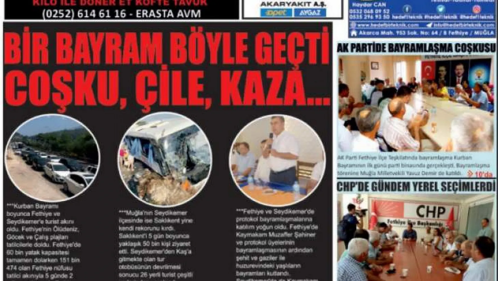 25 Ağustos 2018 Gerçek Fethiye Gazetesi