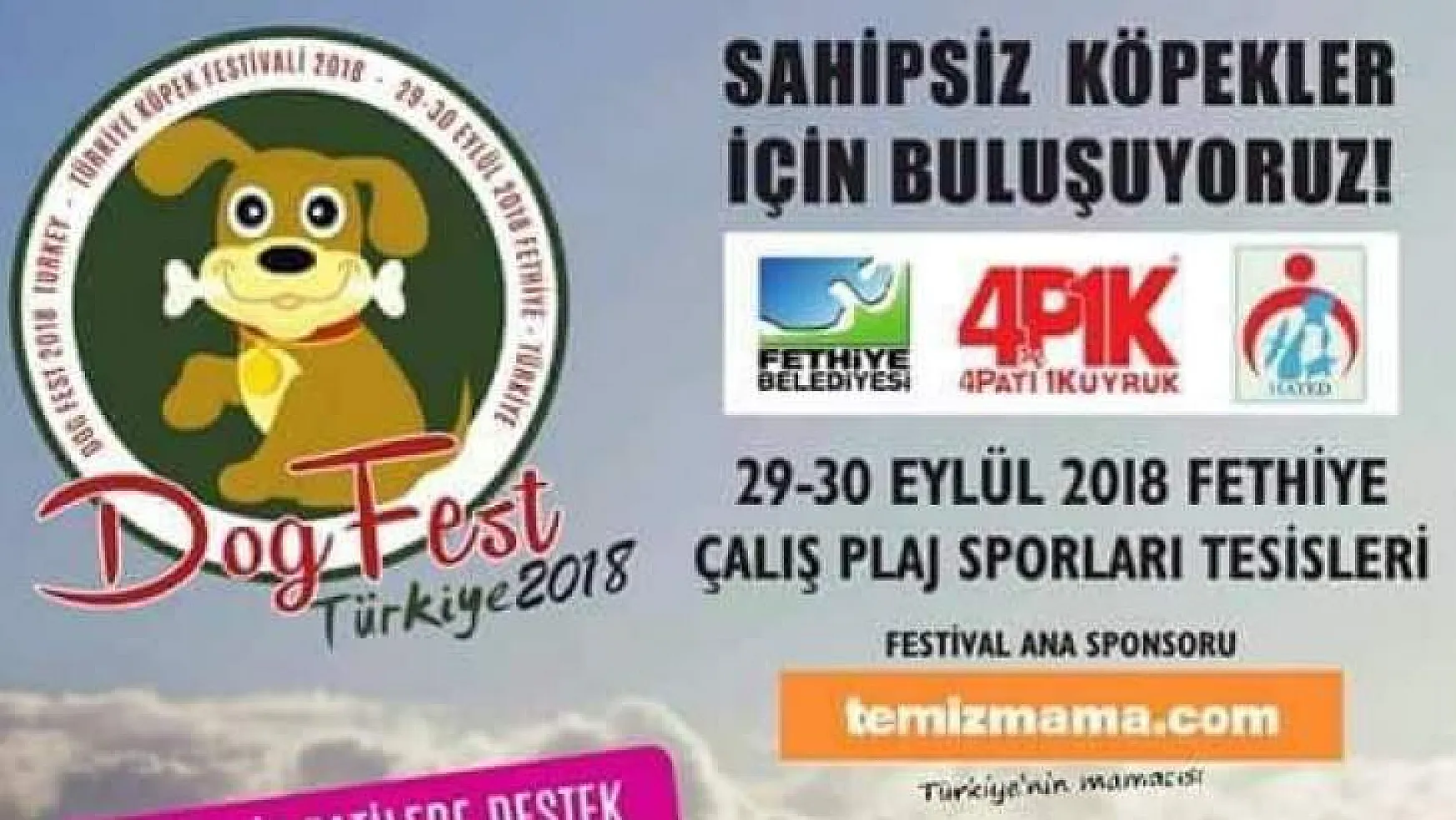 'Dogfest Türkiye 2018'  Fethiye'de Yapılacak