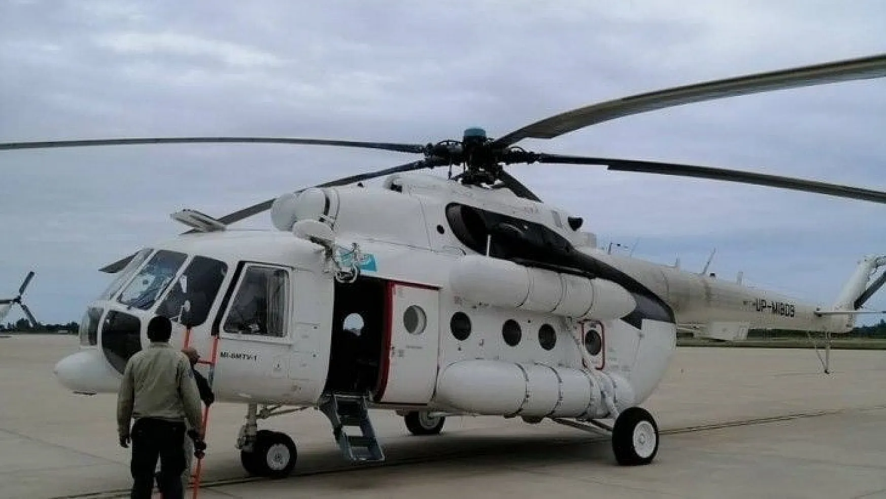 Helikopter ve personelleri Milas'tan ayrıldı