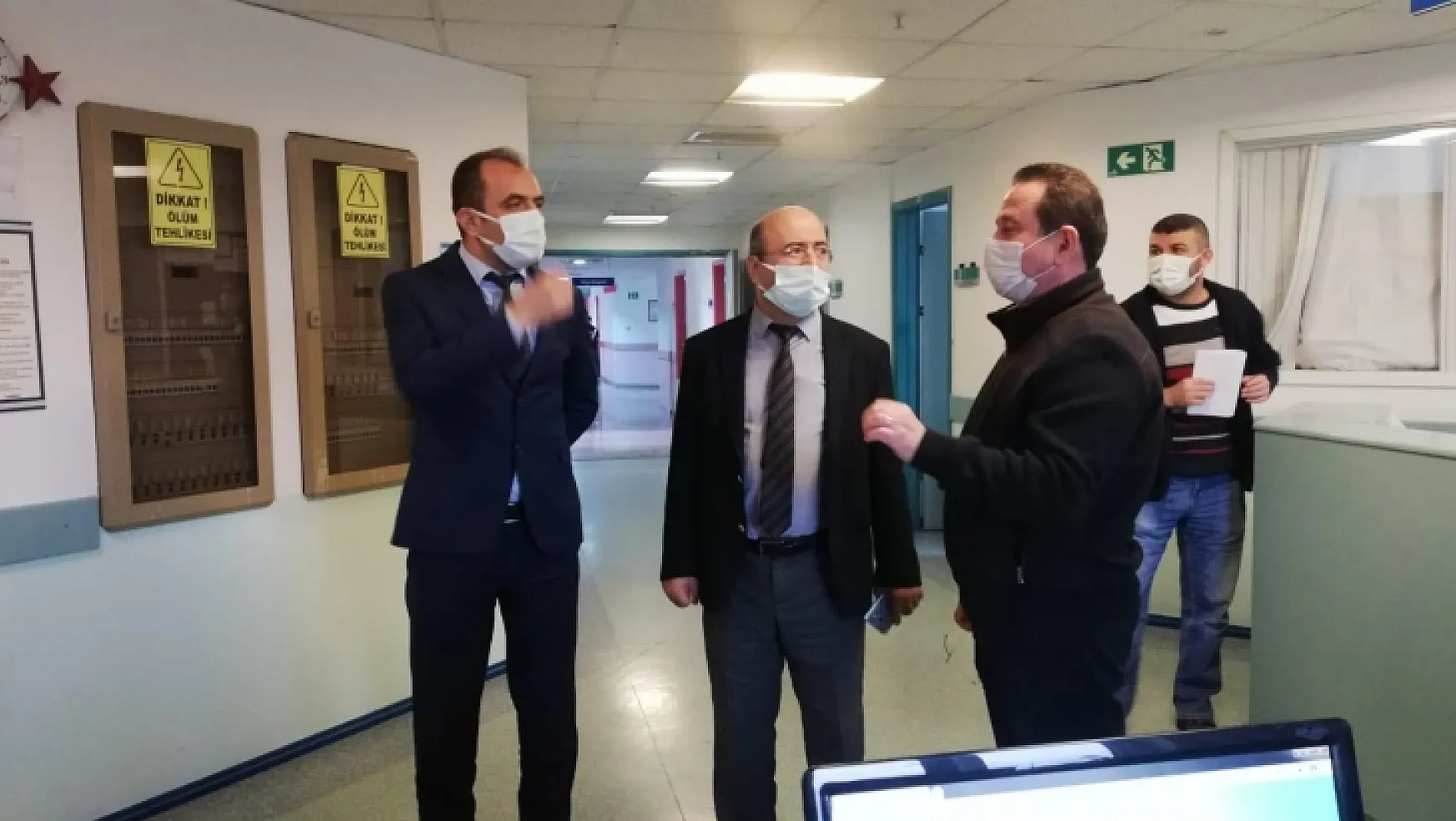 İlçe Başkanı Öztürk'ten sağlık çalışanlarına ziyaret