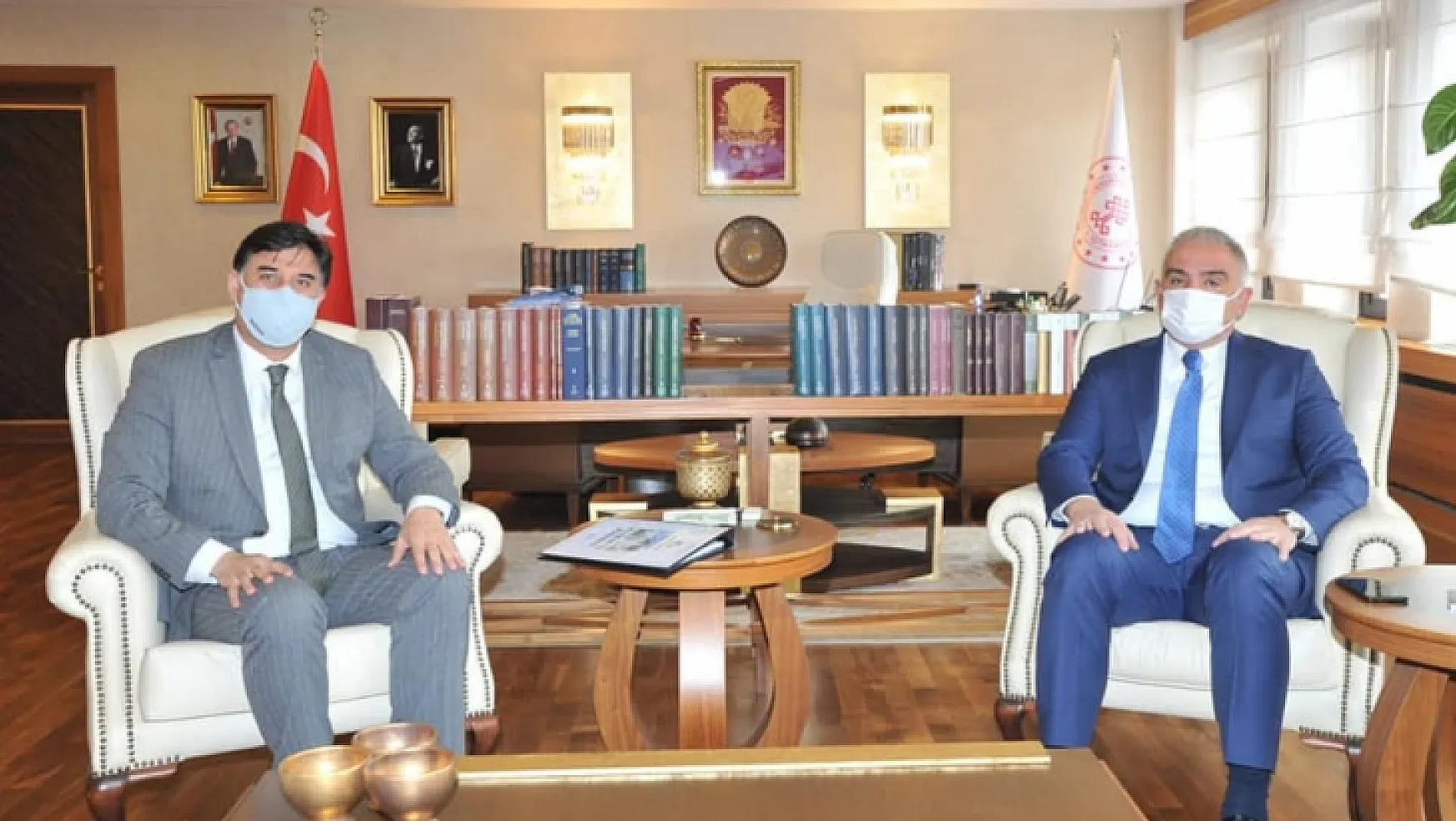 Karaca, Kültür ve Turizm Bakanı Ersoy ile görüştü