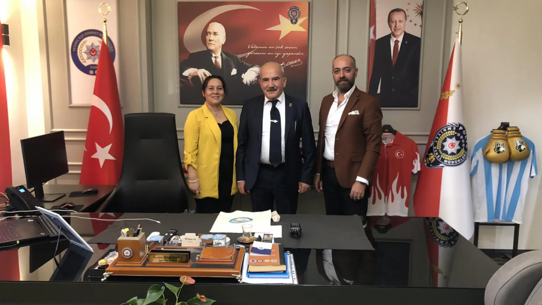 Karakuş ve Sungur'dan Müdür Dadaşoğlu'na Ziyaret