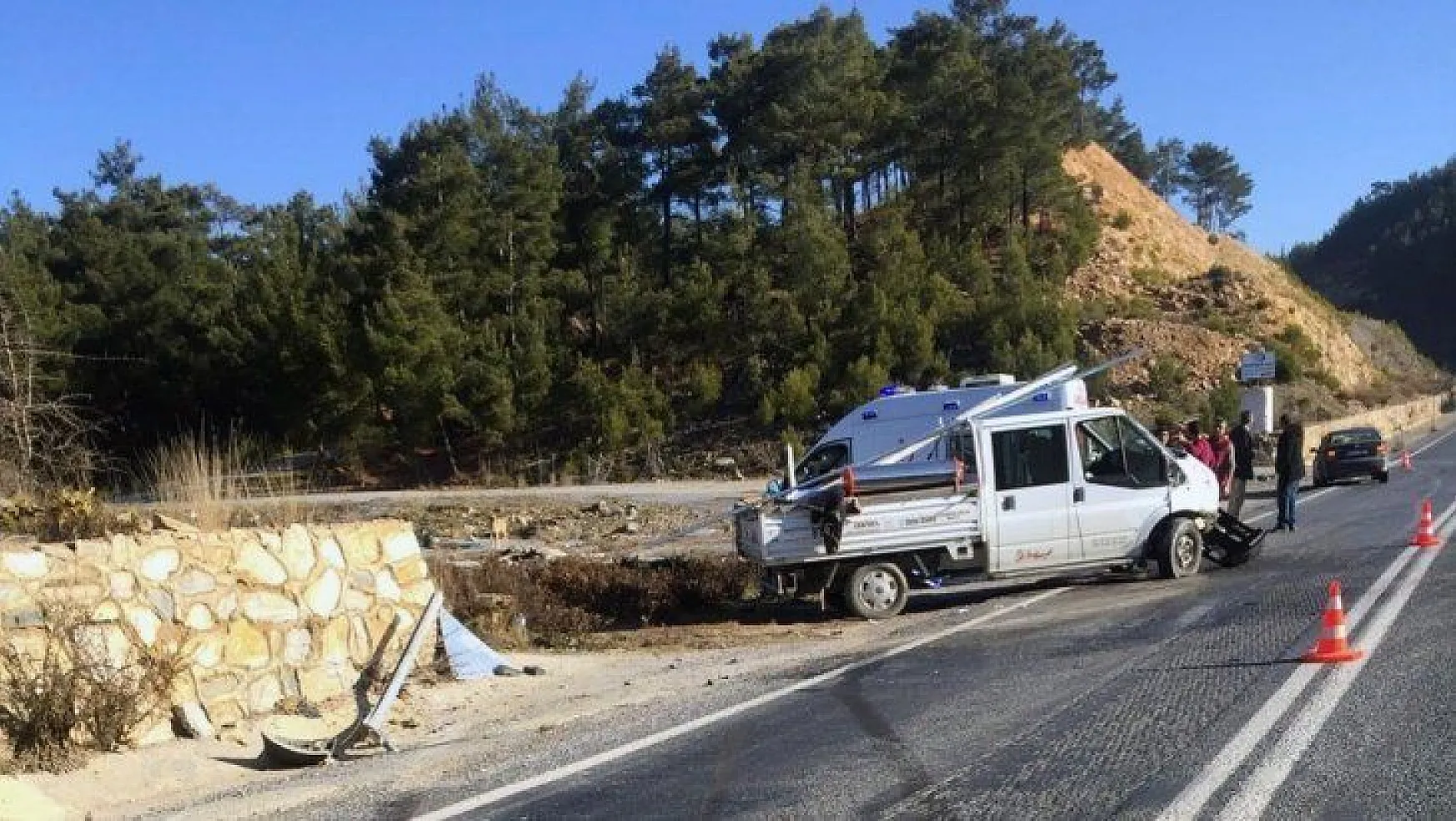 Kavaklıdere'de kaza: 3 yaralı