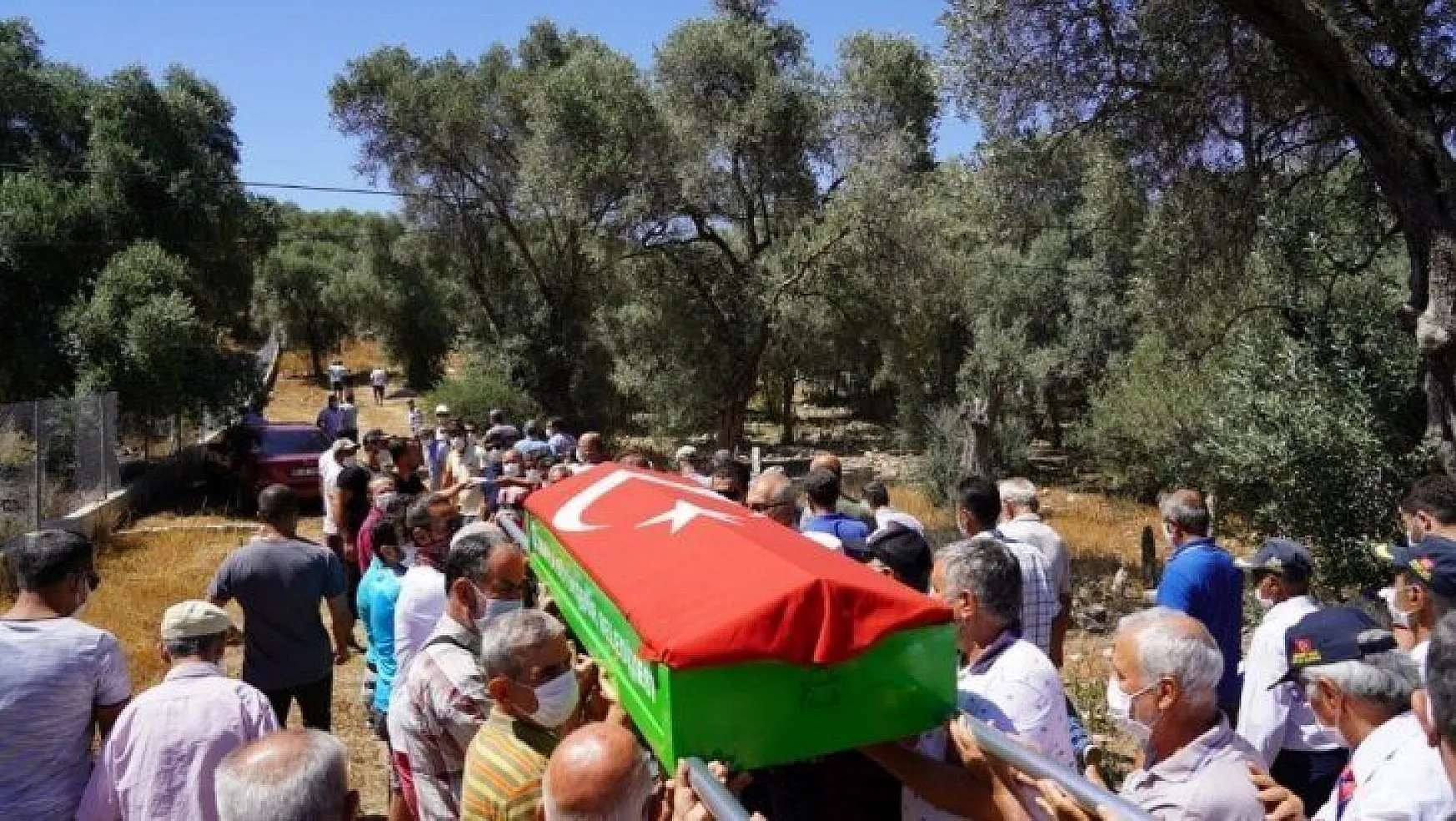 Kıbrıs Gazisi törenle toprağa verildi