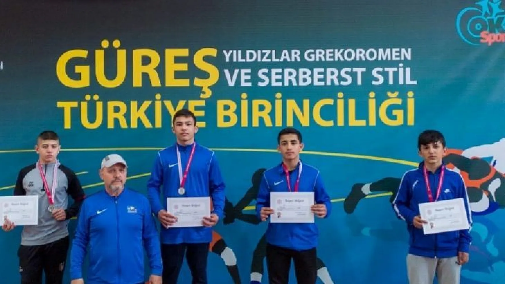 Köyceğizli güreşçi Emre Baran 52 kiloda Türkiye birincisi oldu