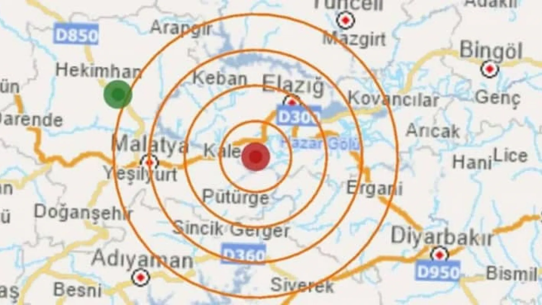Malatya'da 4.5 büyüklüğünde deprem! Çevre illerden de hissedildi