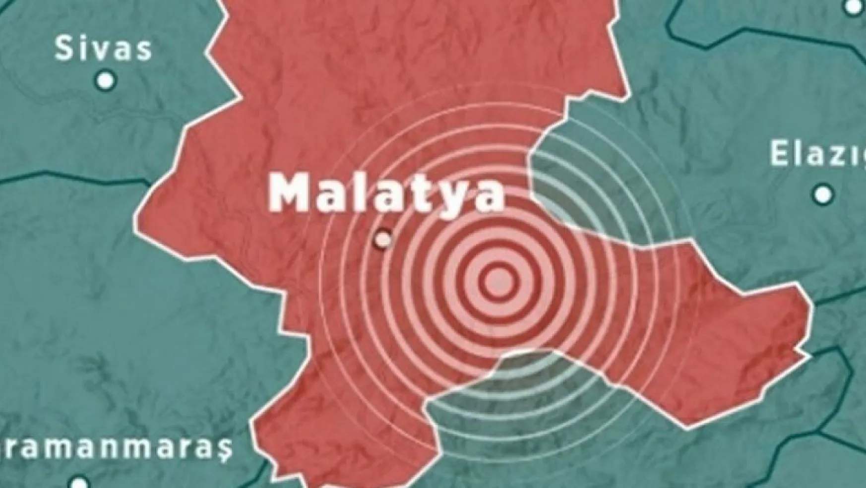 Malatya'da  4 büyüklüğünde deprem meydana geldi
