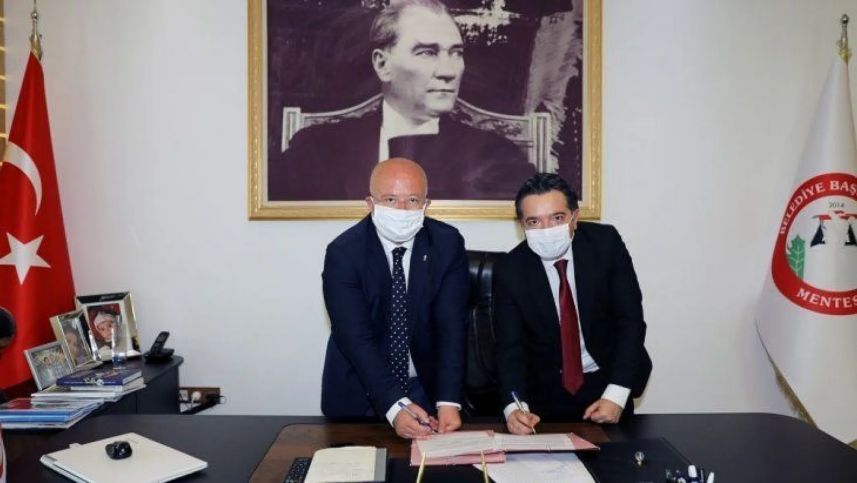 Menteşe Belediyesi ile GEKA arasında imzalar atıldı