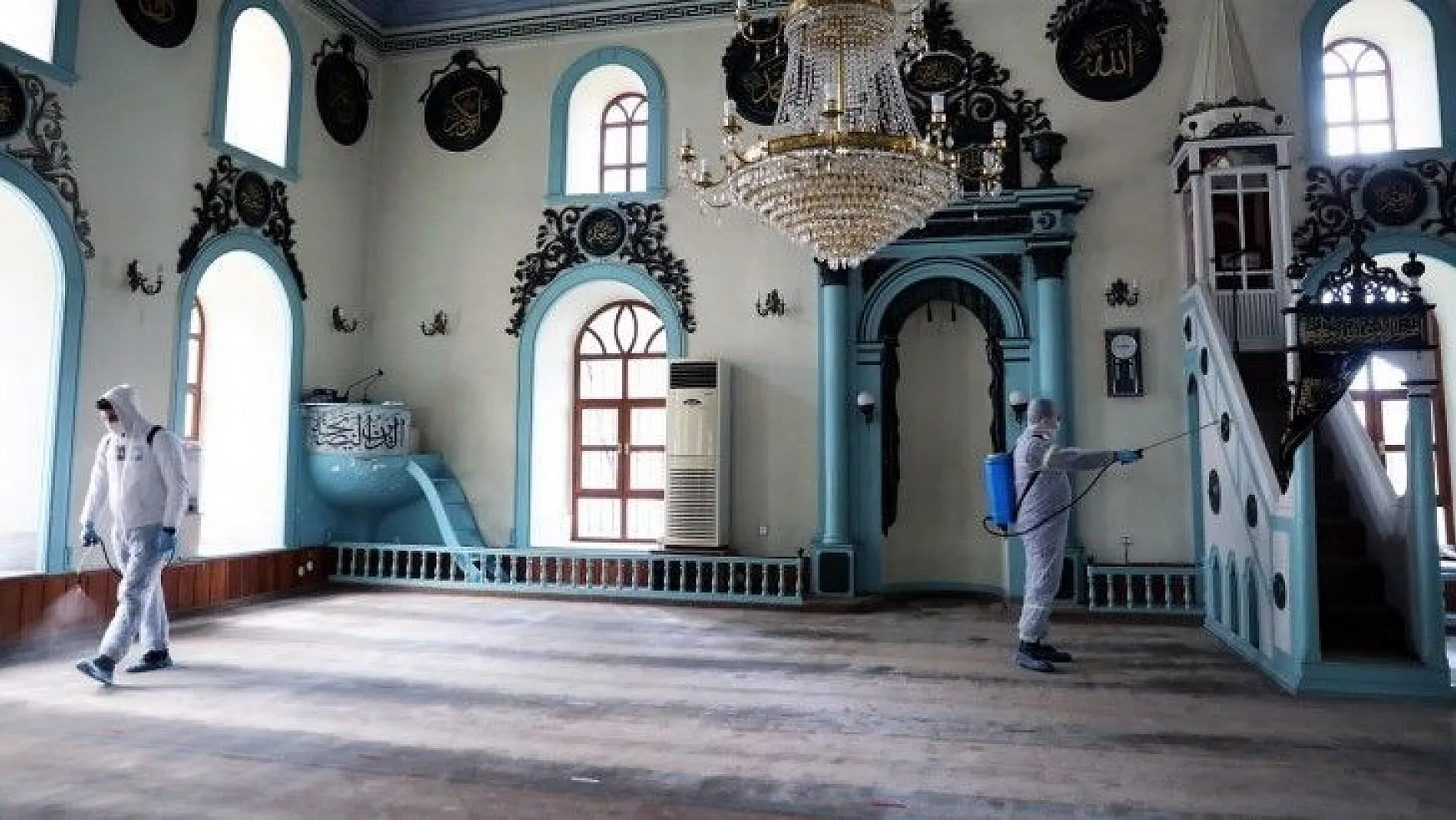 Menteşe'de Camilerde Ramazan temizliği