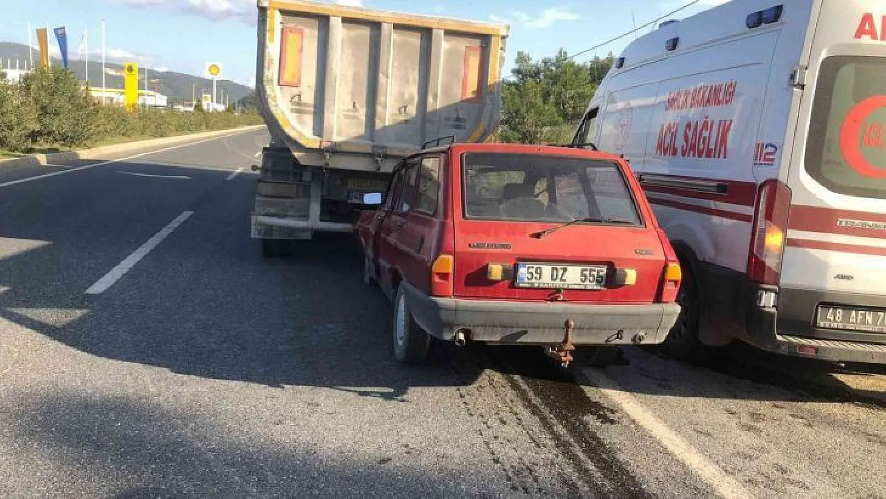 Menteşe'de trafik kazası: 1 yaralı