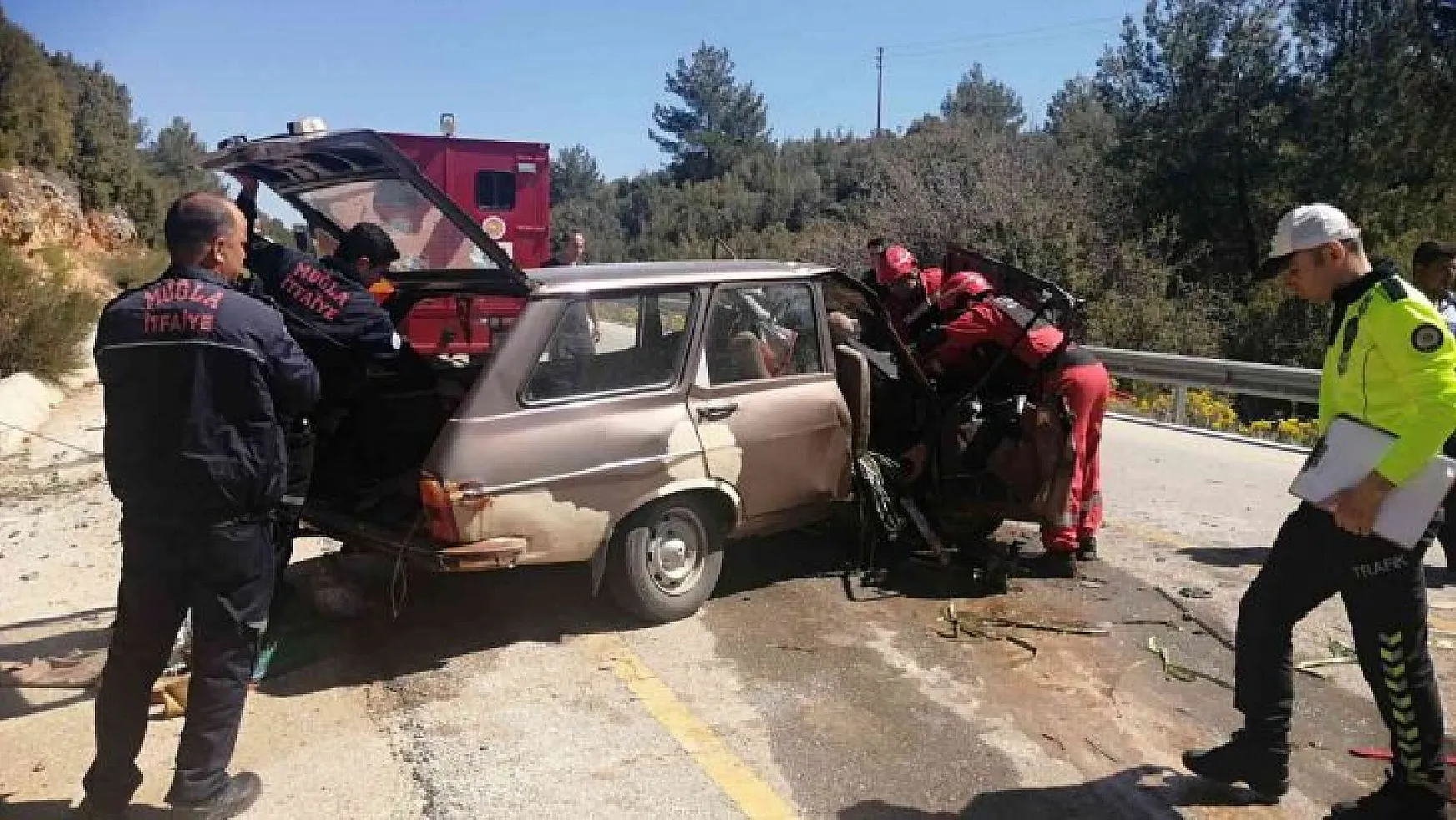 Menteşe'de trafik kazası: 2 yaralı