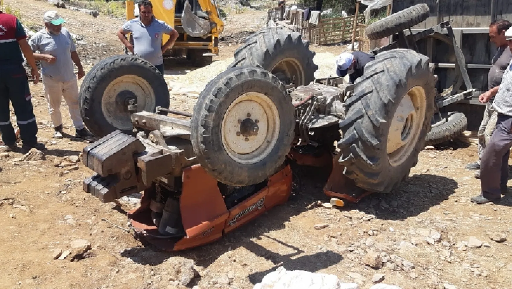 Menteşe'de Traktör Kazası 1 Yaralı
