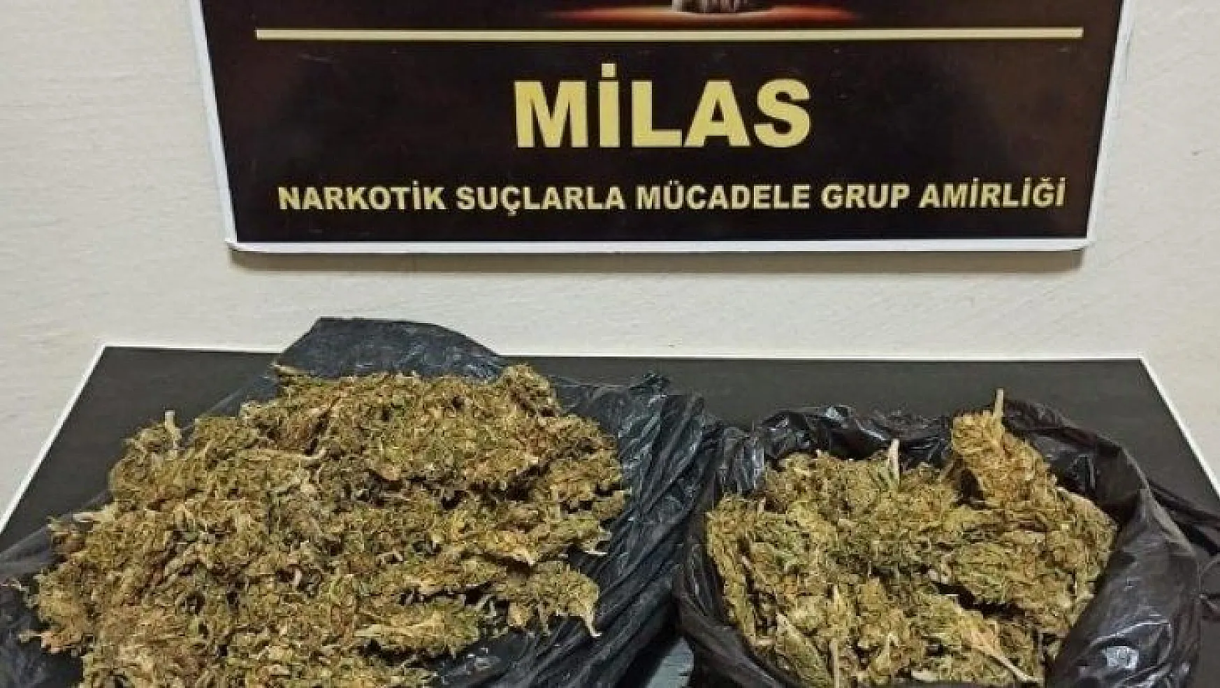 Milas'ta Narkotik ekiplerinden uyuşturucu operasyonu