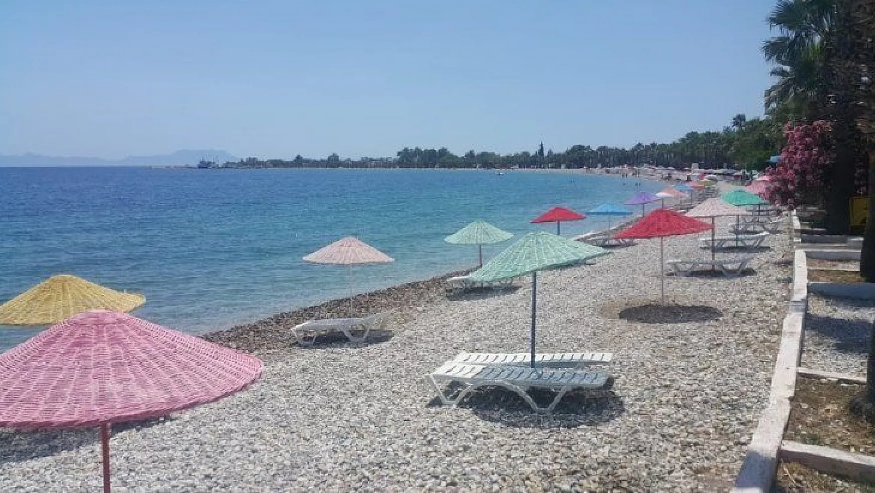 Milas'ta sahiller yeni sezona hazırlanıyor